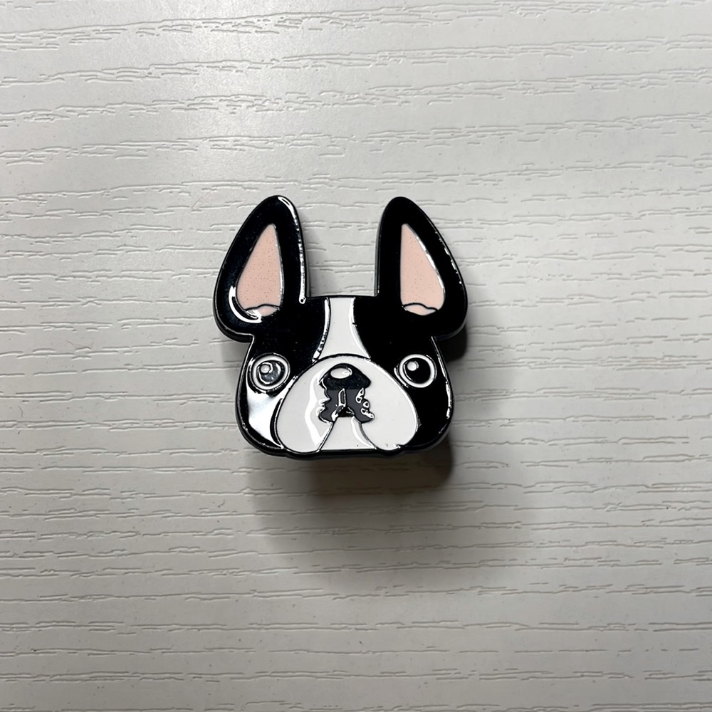 Enamel French Bulldog pin